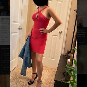 Pink Mini Cocktail Dress “Martha”